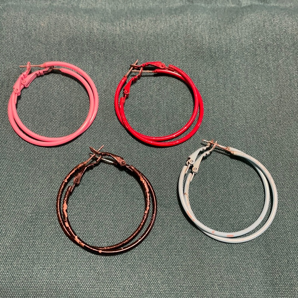 Hoop earrings